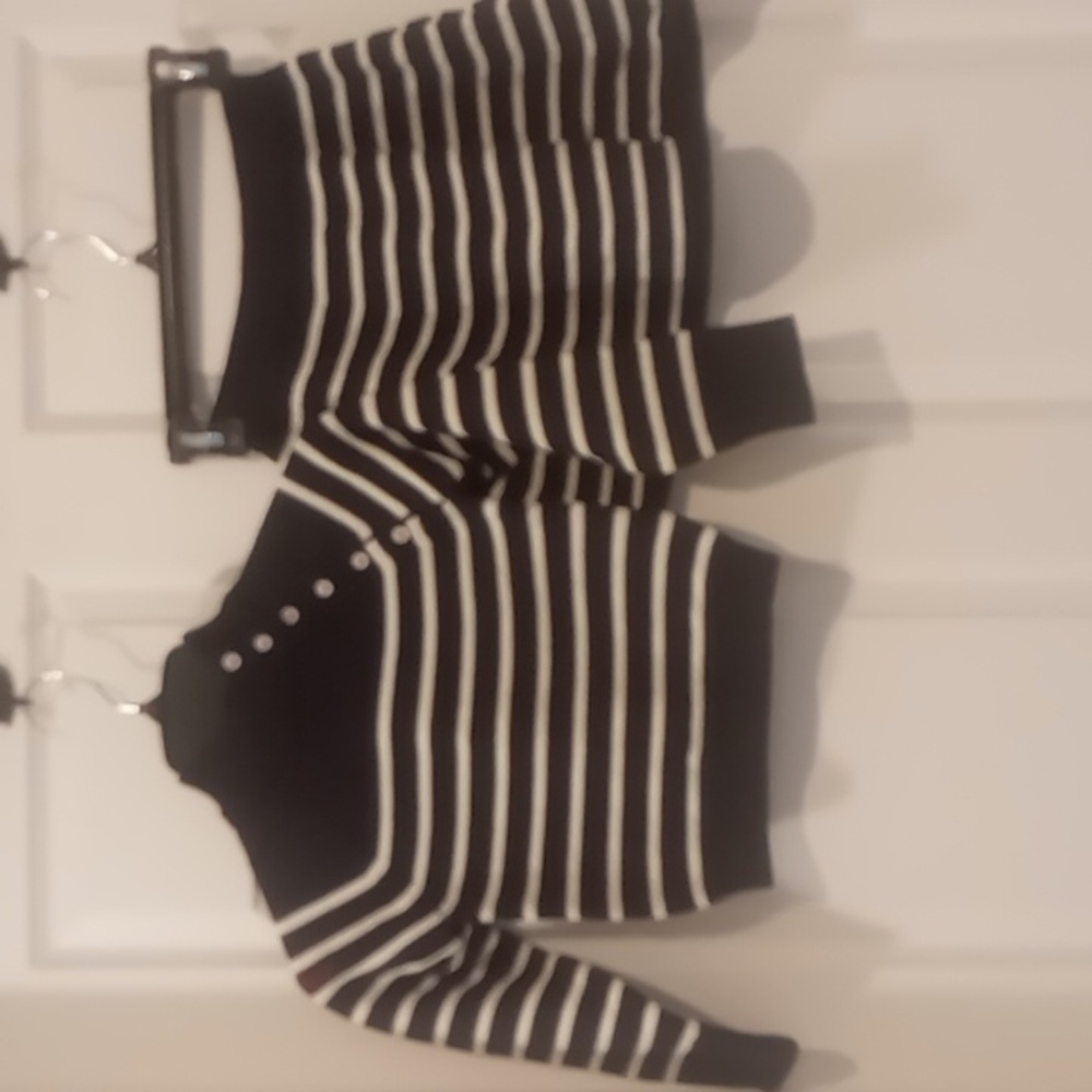 Polo Ralph Lauren Gorgeous Striped Cotton Sweater & Skirt Set NWT REDUCED - Picture 2 of 7